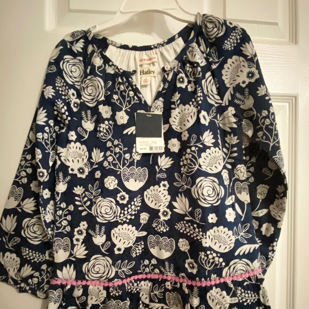 Hatley Girls LS dress, NWT